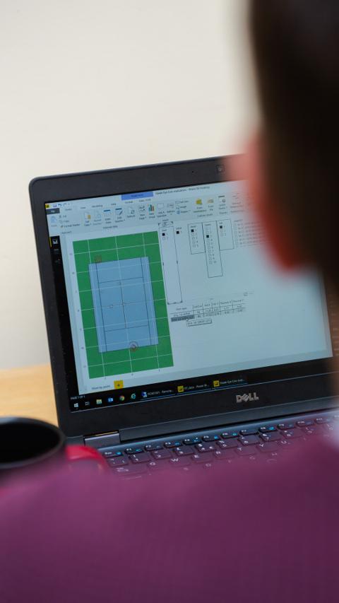 web application dashboard showing data analytics and performance charts